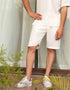 RELAXED FIT MUSLIN SHORTS