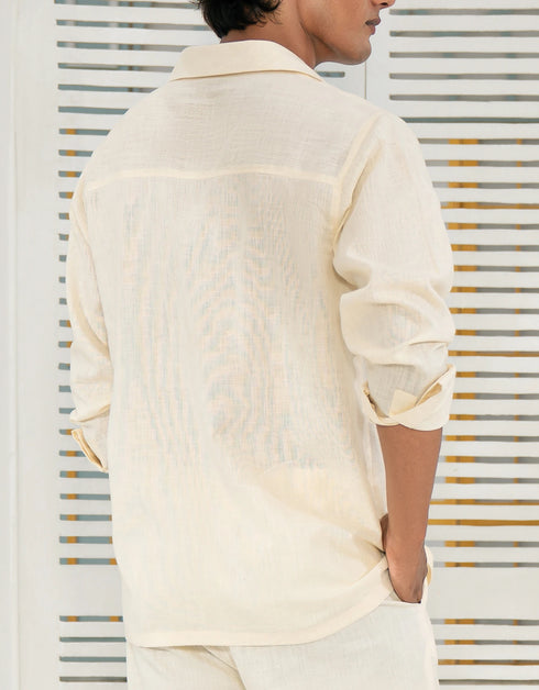 LINEN BUTTON DOWN SHIRT