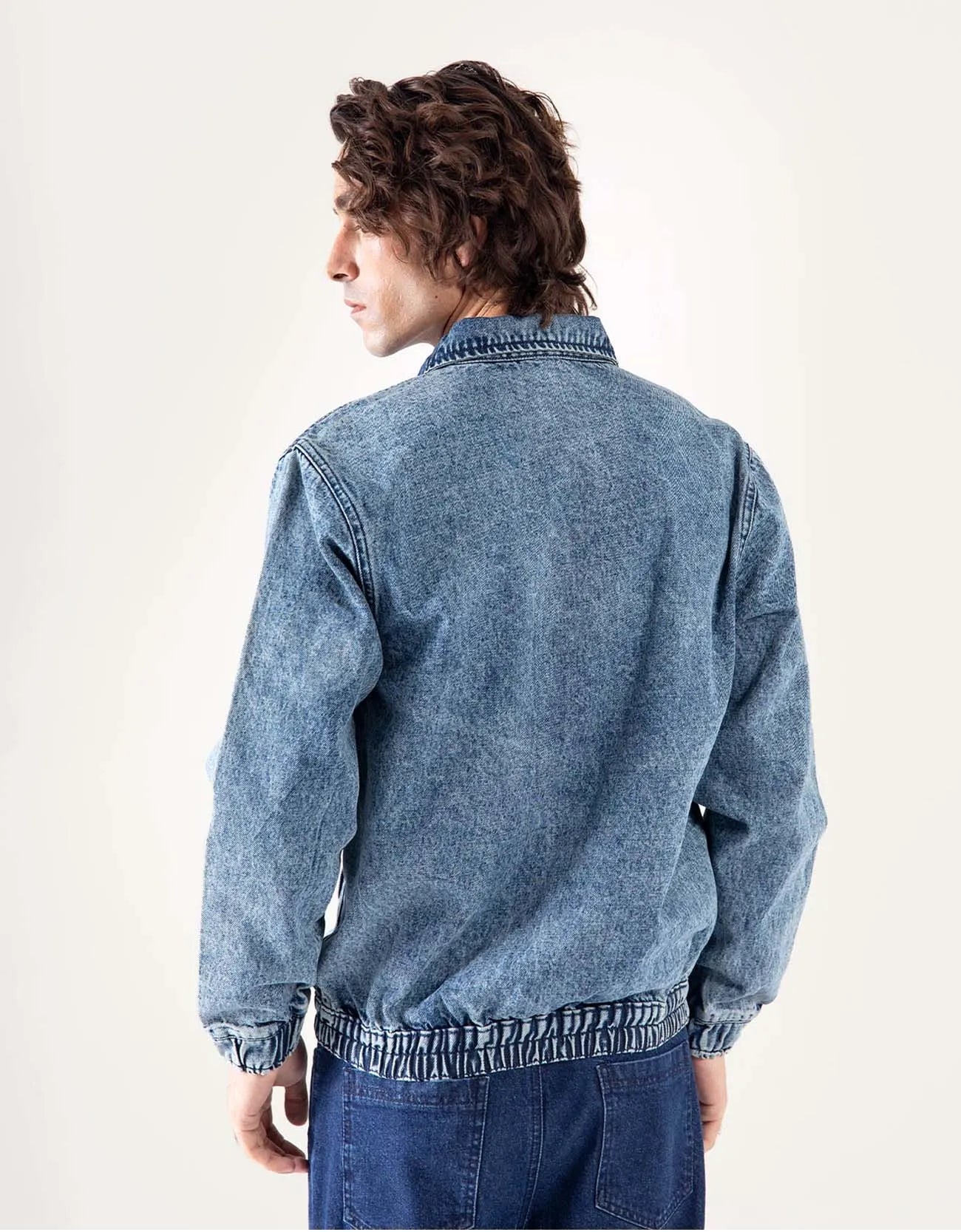 DENIM POUCH POCKET JACKET