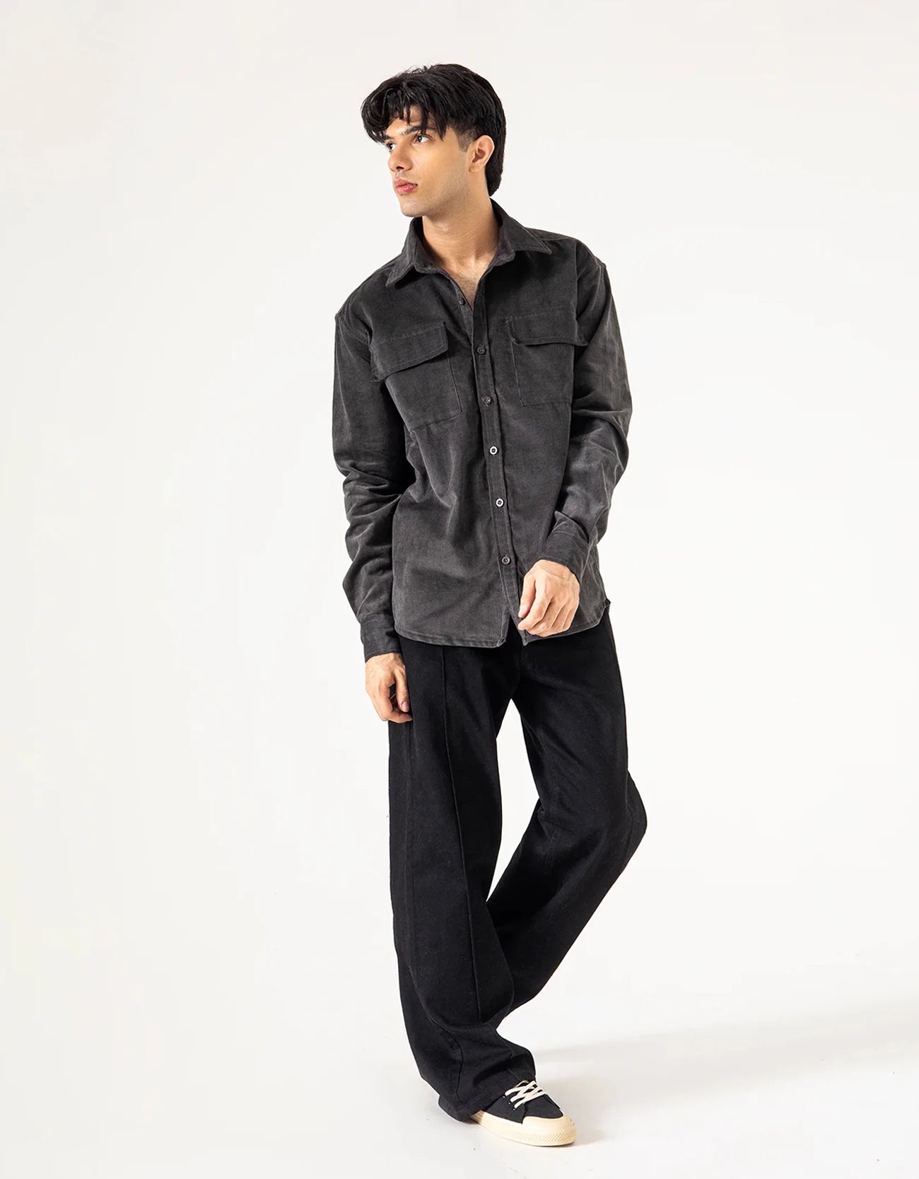 OVERSIZED CORDUROY SHIRT