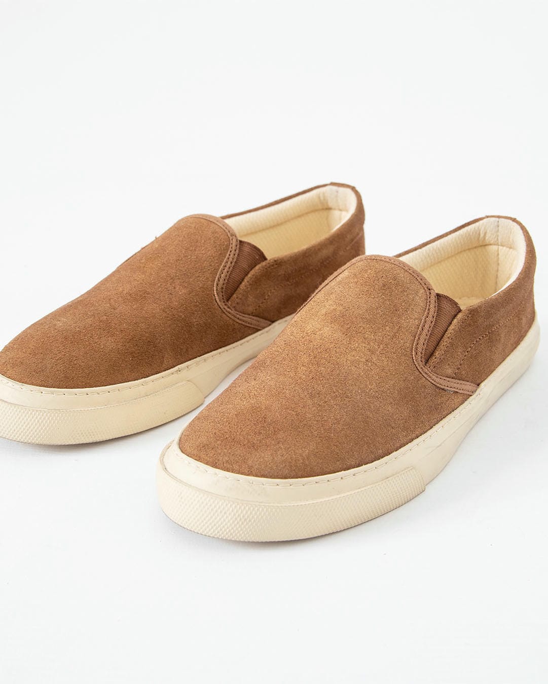 SUEDE LEATHER SLIP ON SHOES