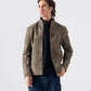 FAUX SUEDE BIKER JACKET