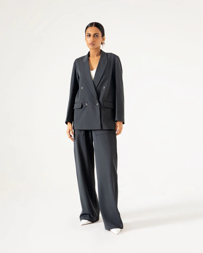 WIDE LEG PANAMA TROUSER