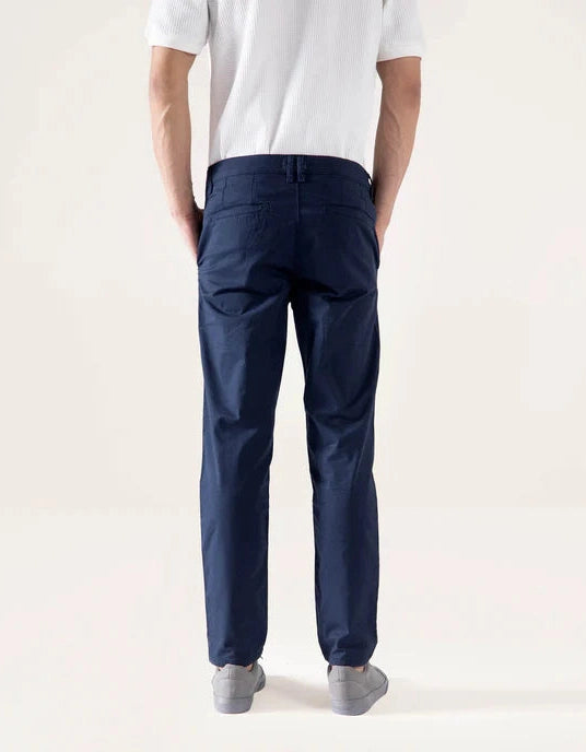 STRAIGHT COTTON PANTS