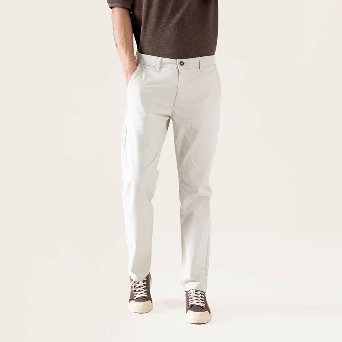 STRAIGHT COTTON PANTS