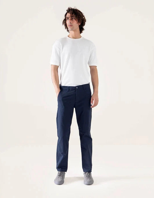 STRAIGHT COTTON PANTS