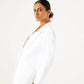 TAILORED OVERSIZED PANAMA BLAZER