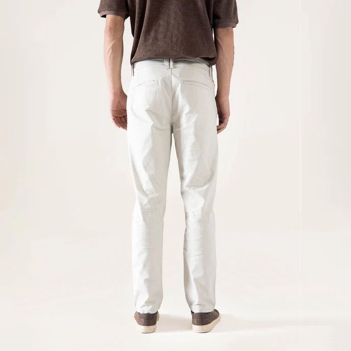 STRAIGHT COTTON PANTS