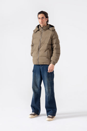 HOODED PUFFER JACKET