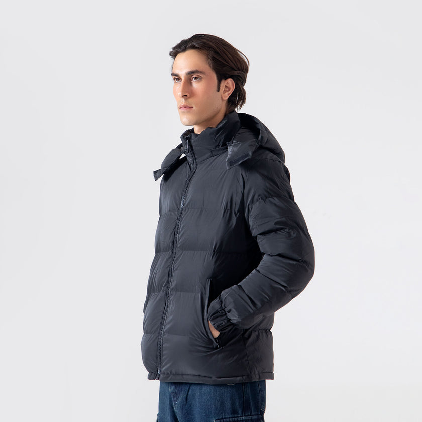 HOODED PUFFER JACKET