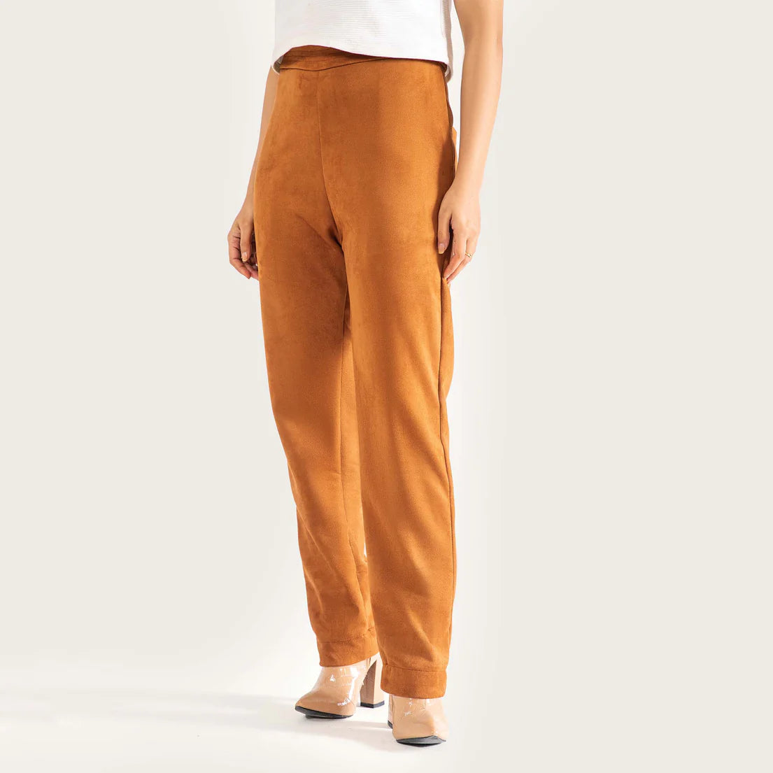 WOMEN SUEDE PANTS