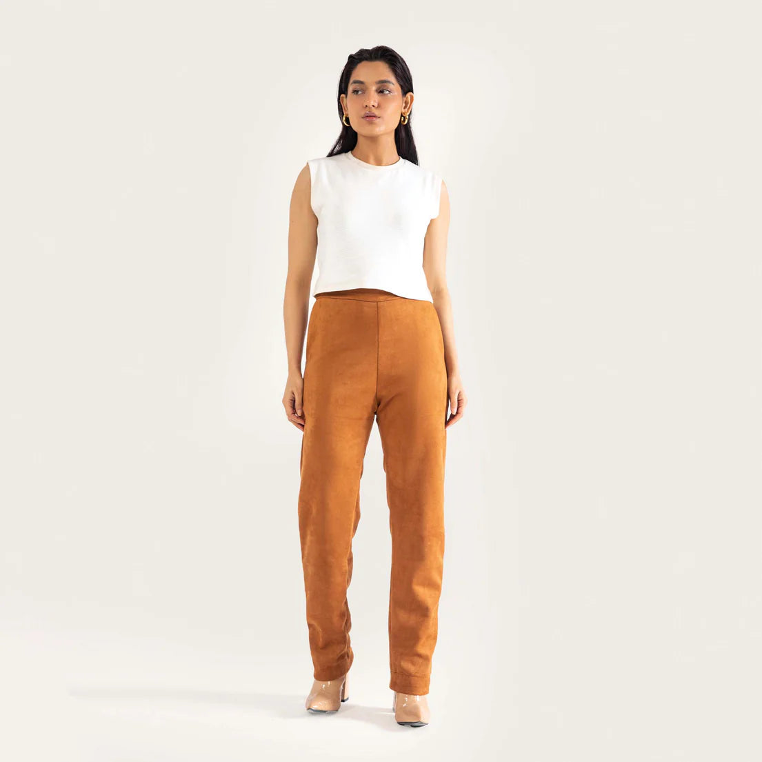 WOMEN SUEDE PANTS