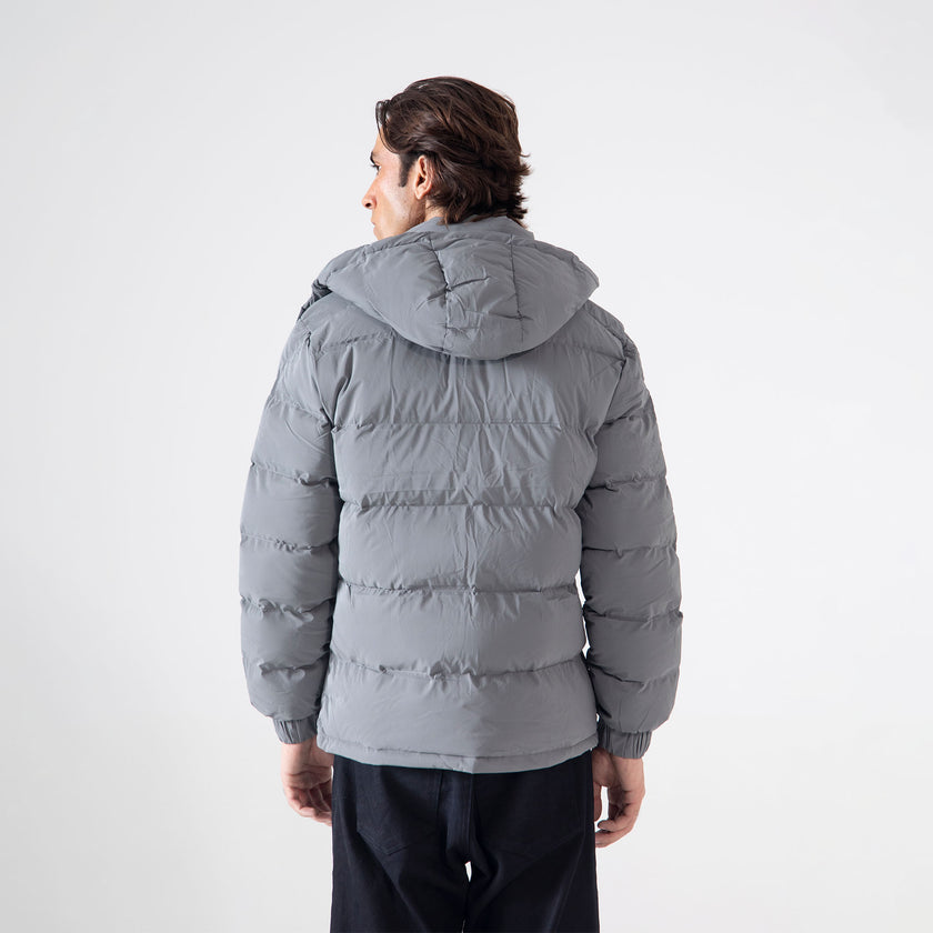 HOODED PUFFER JACKET