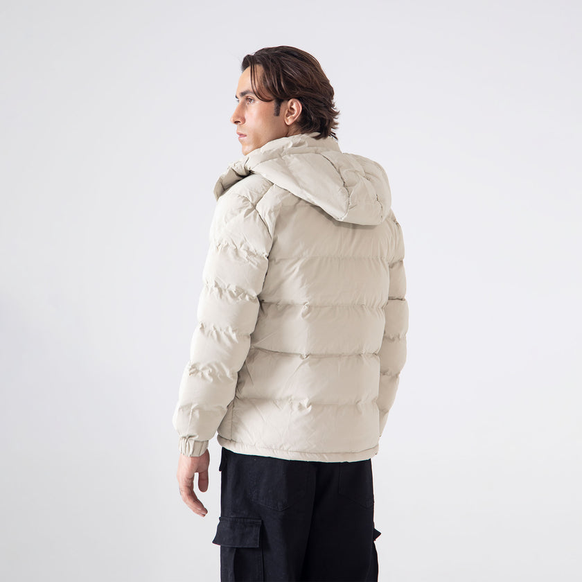 HOODED PUFFER JACKET