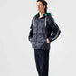 CONTRAST HOOD PUFFER JACKET
