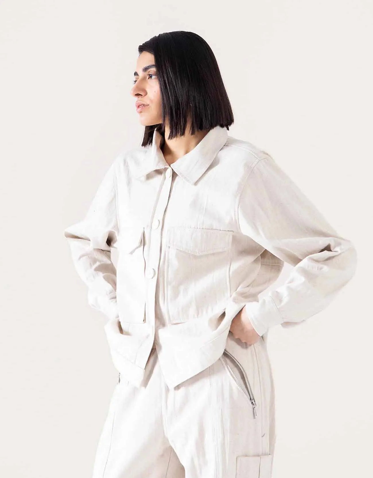 CANVAS PATCH POCKET SHACKET