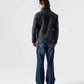 FAUX SUEDE BIKER JACKET