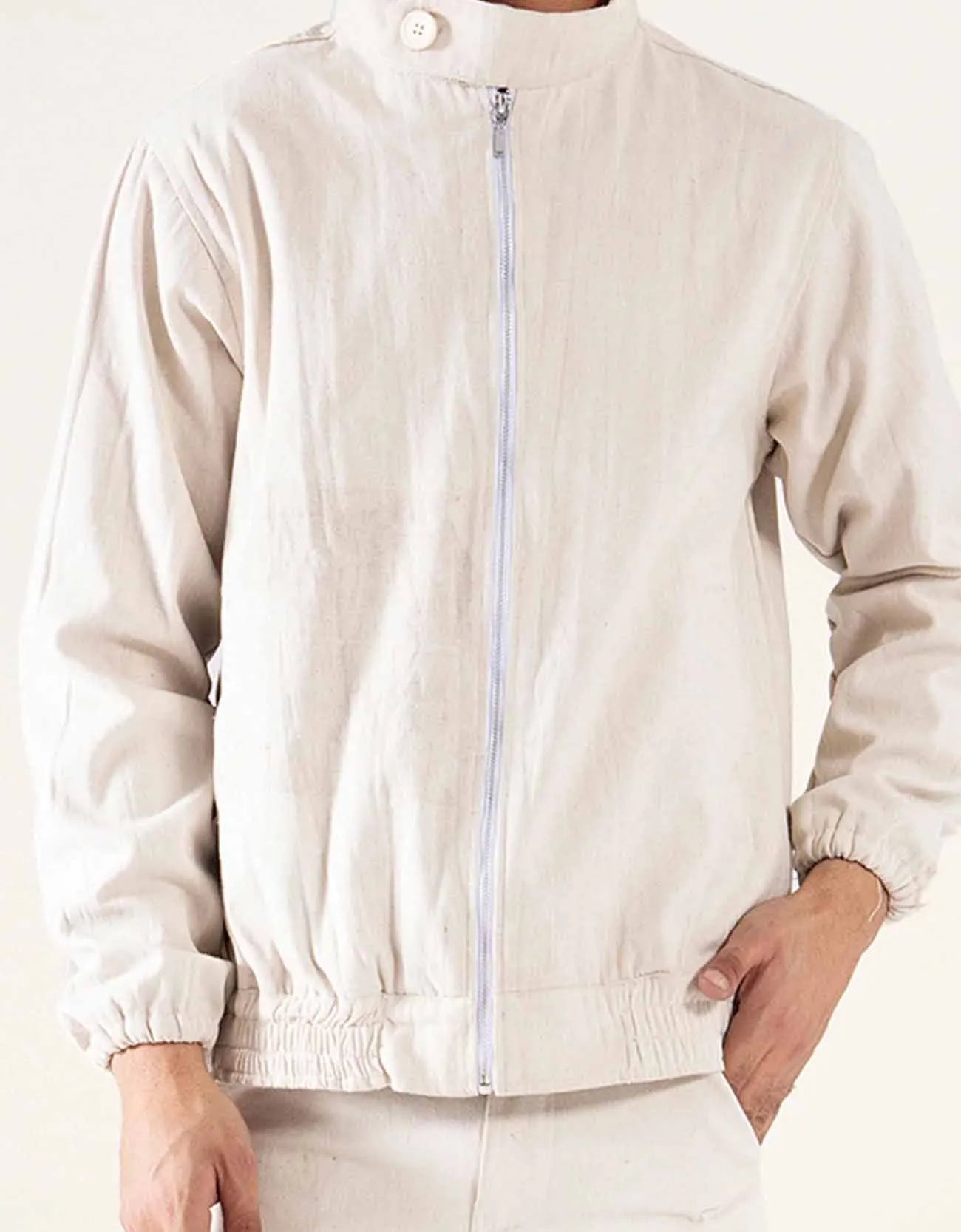 CANVAS ZIPPER JACKET
