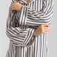 STRIPPED LONG BUTTONED SHIRT