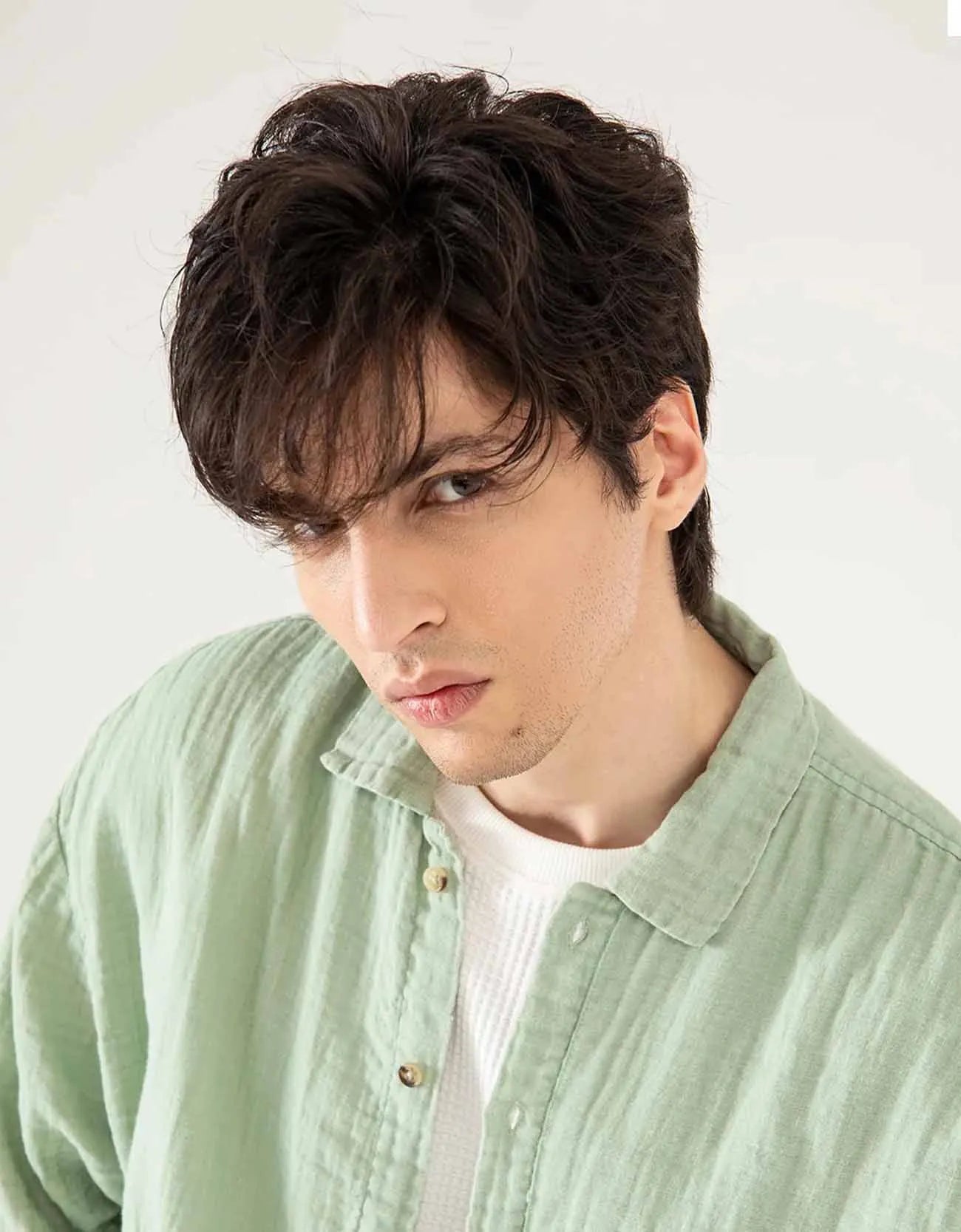 MUSLIN OVERSIZED PATCH POCKET OVERSHIRT