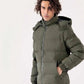 HOODED PUFFER JACKET