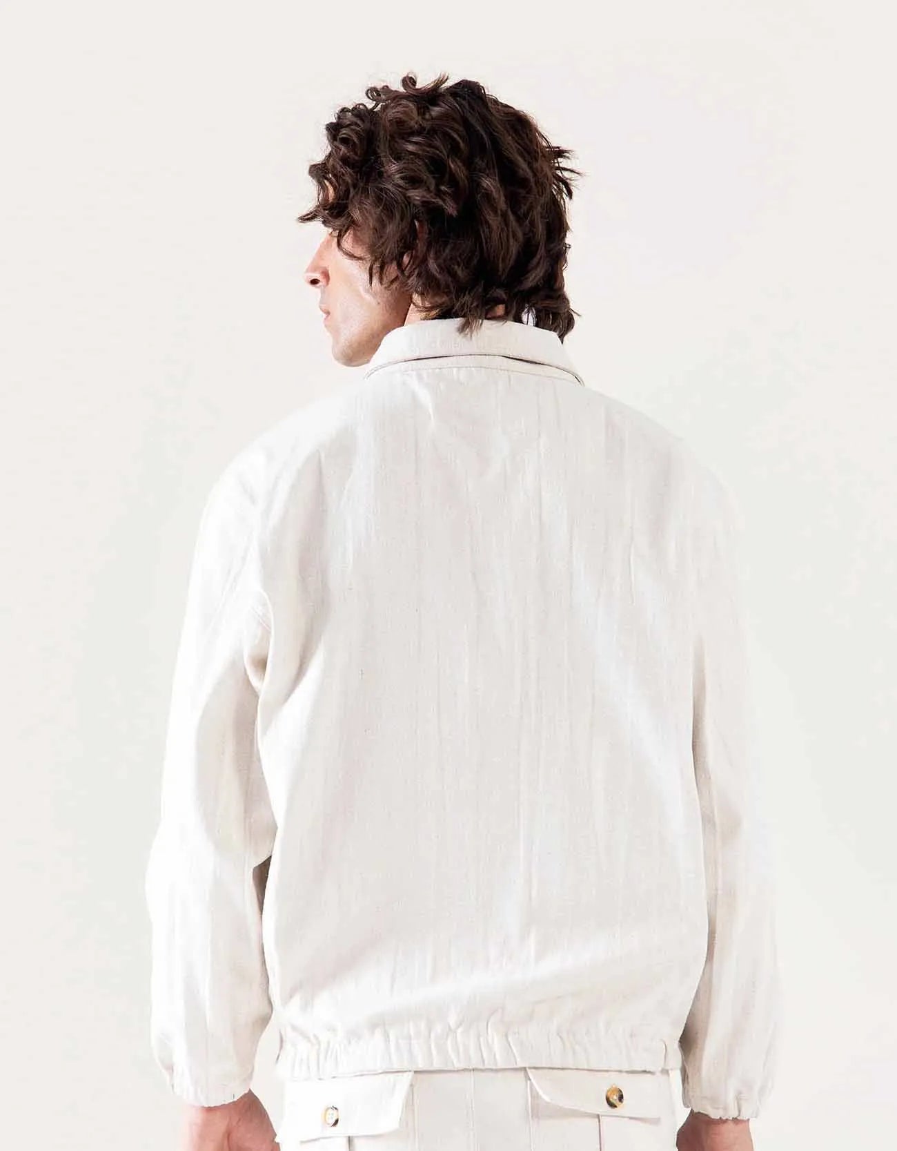 CANVAS ZIPPER JACKET