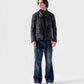 FAUX SUEDE BIKER JACKET