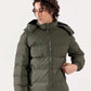 HOODED PUFFER JACKET