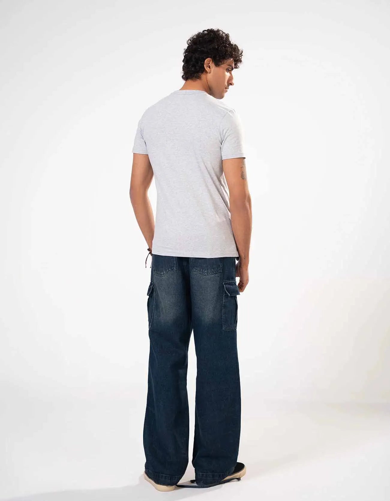 PATCH POCKET CREW NECK TEE