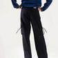 WIDE LEG CARGO JEANS