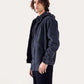 DENIM ZIPPER HOODIE