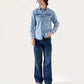 DENIM BUTTON DOWN SHIRT