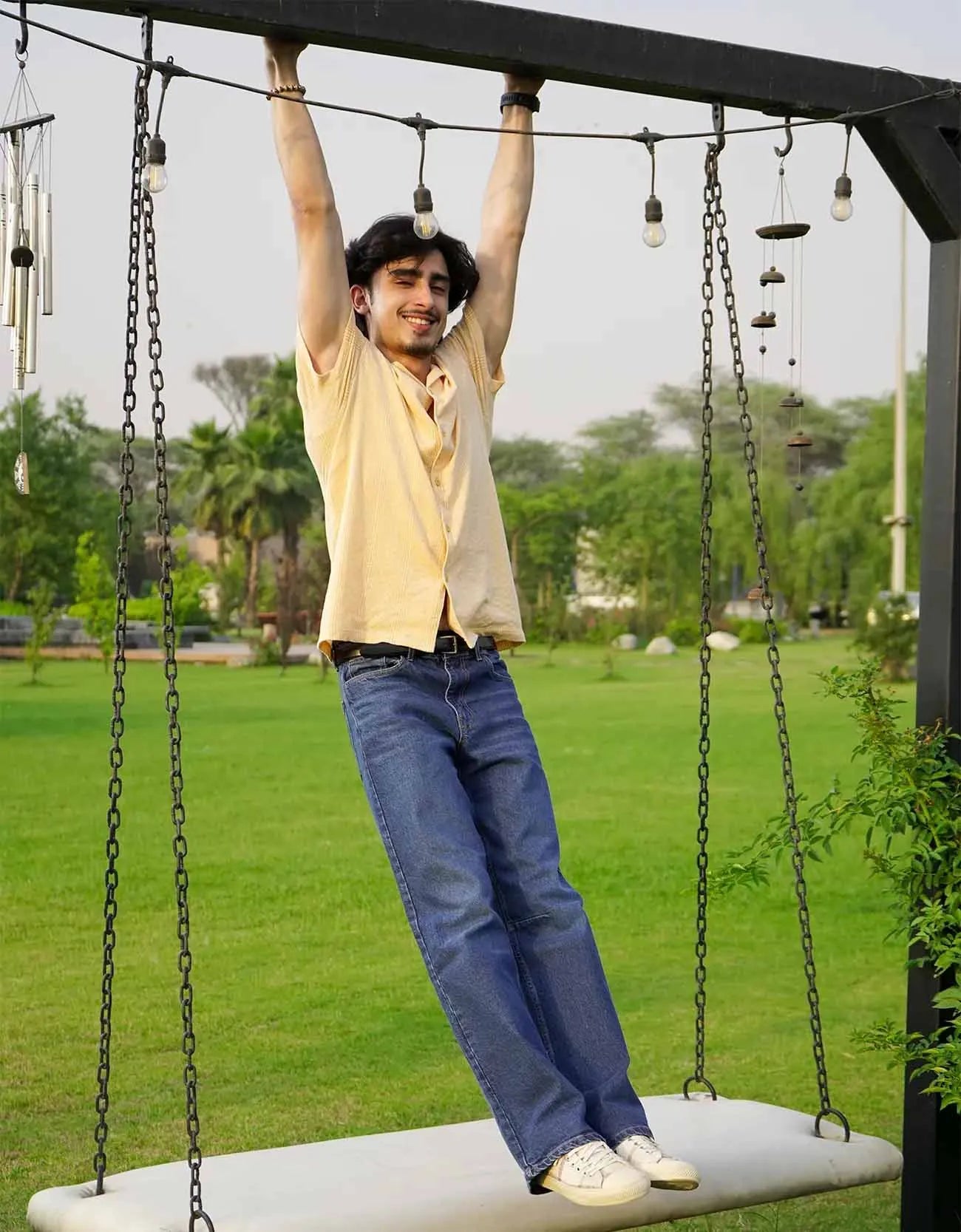 JACQUARD BUTTONDOWN SAFARI SHIRT