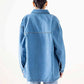DENIM BUTTON DOWN SHACKET
