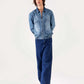 DENIM POUCH POCKET JACKET