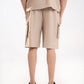 RELAXED FIT CARGO SHORTS