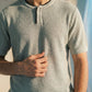 TEXTURED HENLEY SHIRT