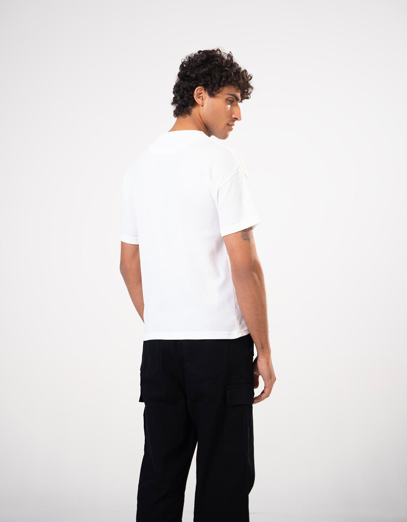 DROP SHOULDER CHEST POCKET TEE