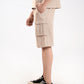 RELAXED FIT CARGO SHORTS