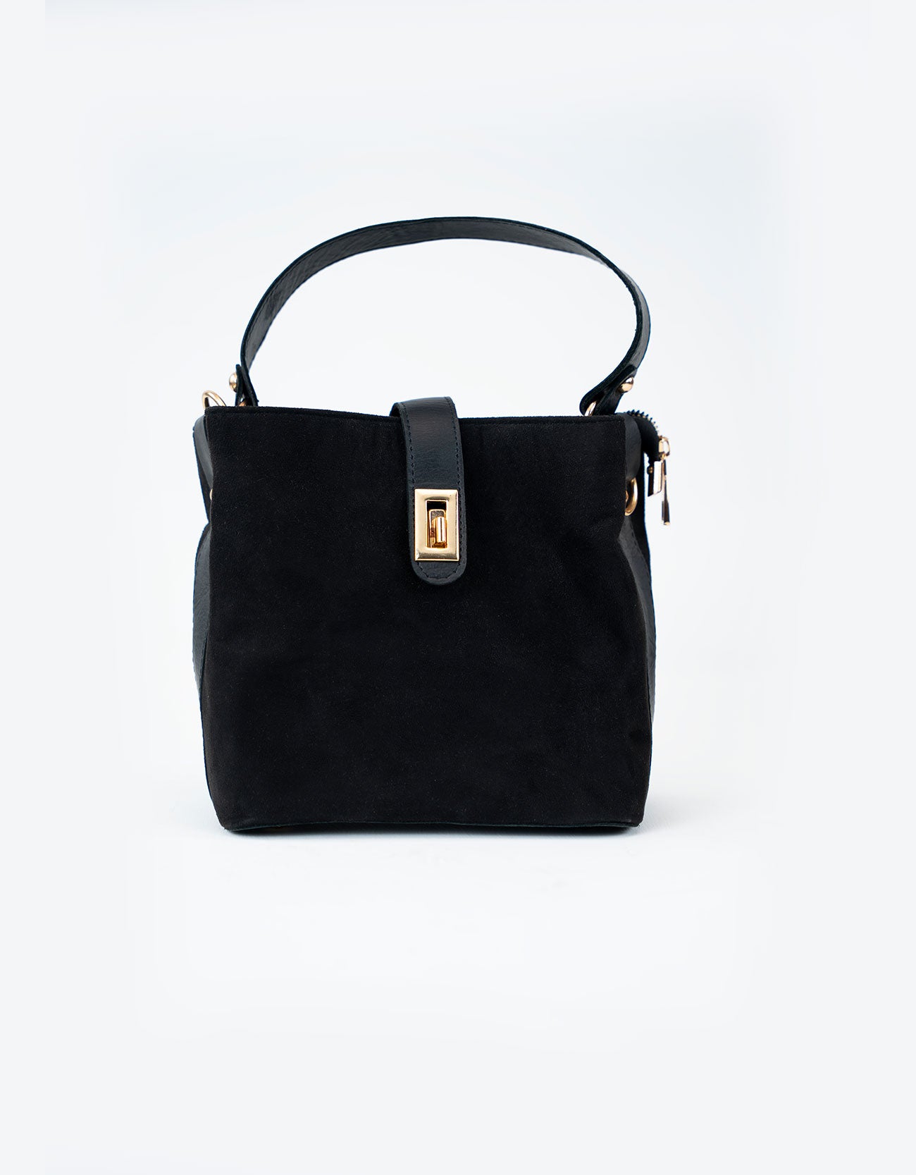 MINI SUEDE BUCKET BAG