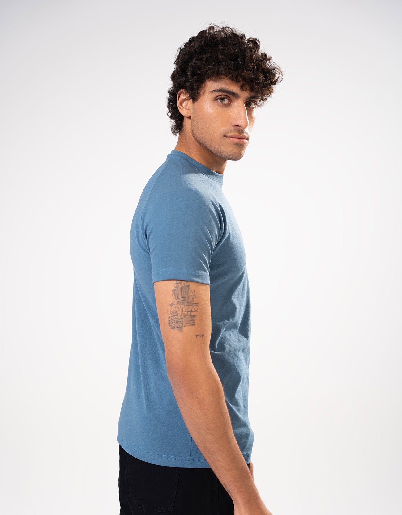 MEN'S CREW NECK RAGLAN SLEEVE TEE