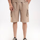 RELAXED FIT CARGO SHORTS