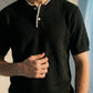 TEXTURED HENLEY SHIRT
