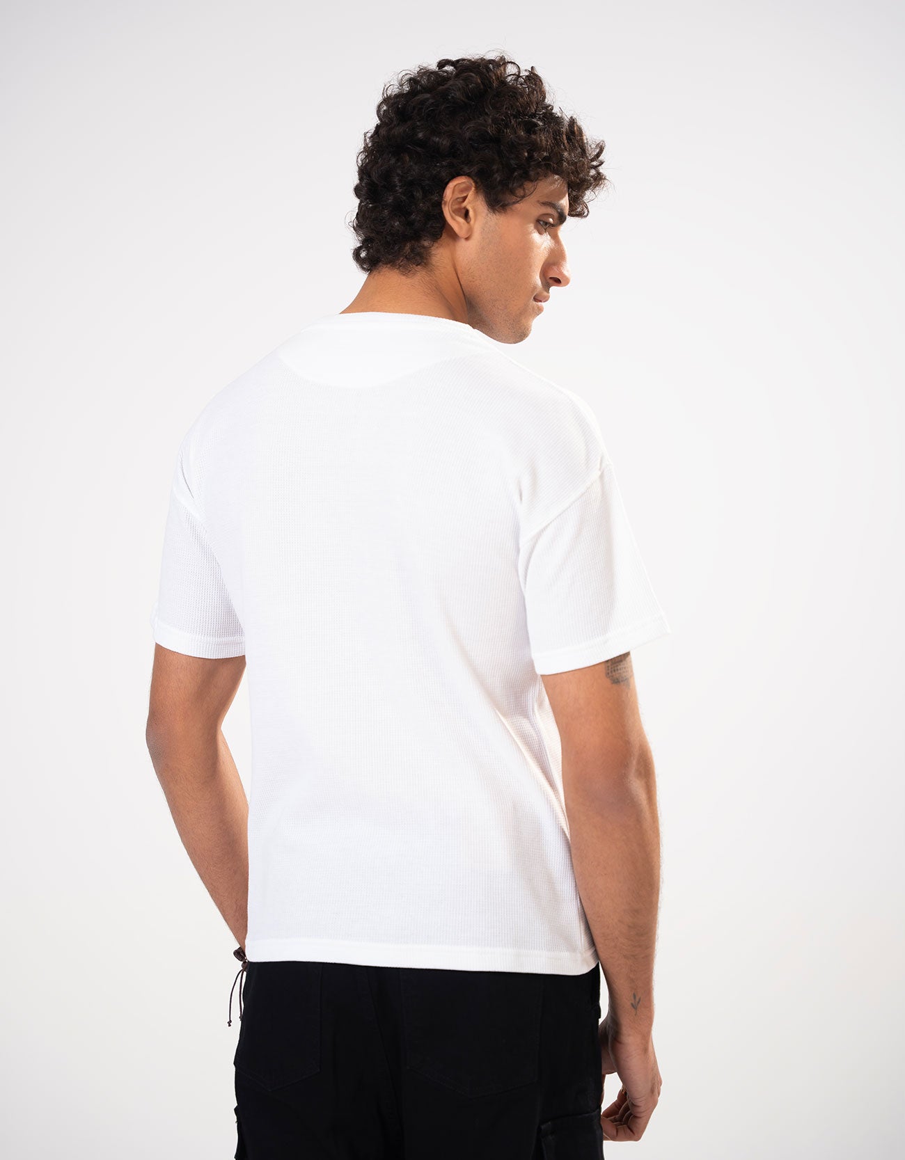 DROP SHOULDER CHEST POCKET TEE
