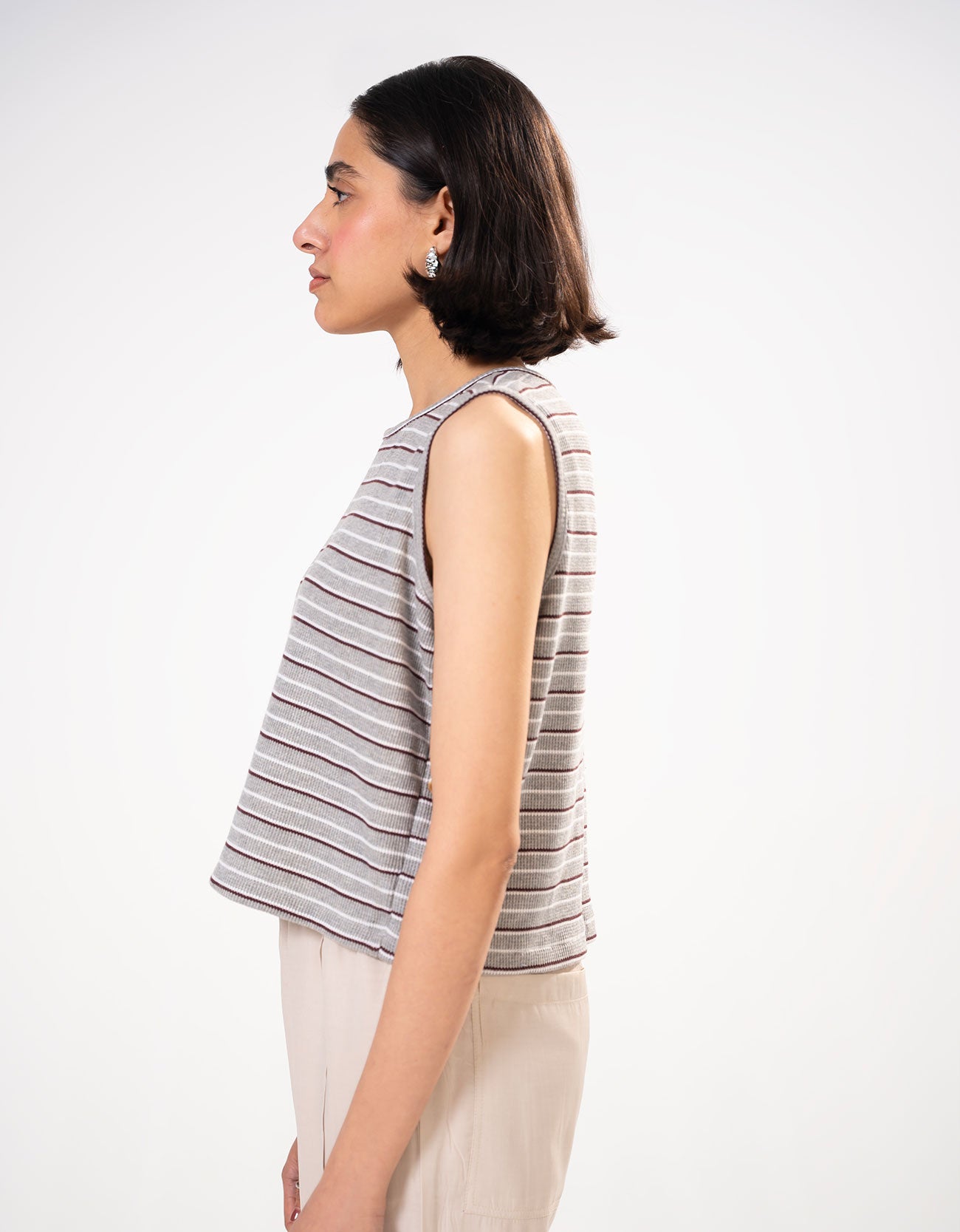 STRIPED CROPPED TANK TOP