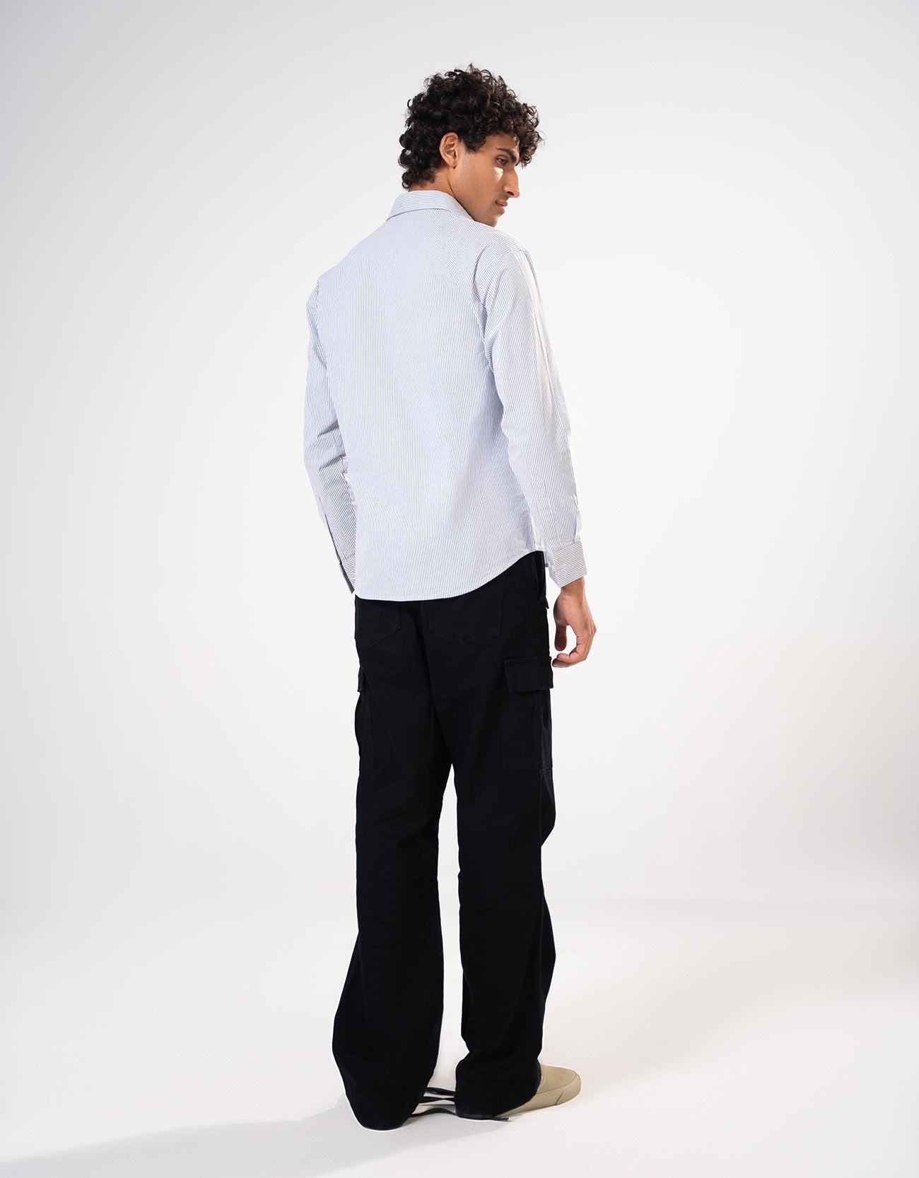 STRIPED SEM-FORMAL SHIRT