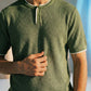 TEXTURED HENLEY SHIRT