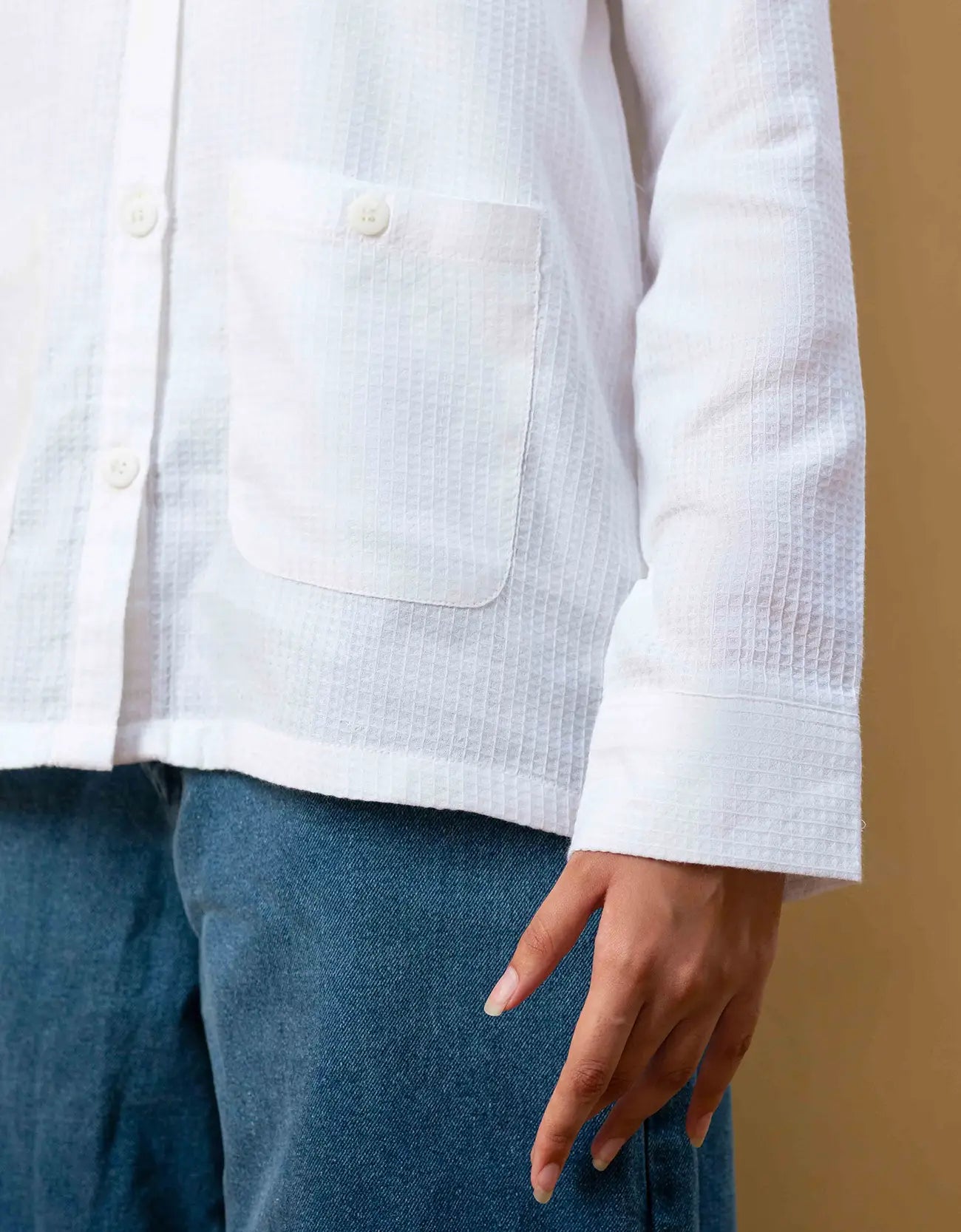 TEXTURED SHIRT WITH POCKETS