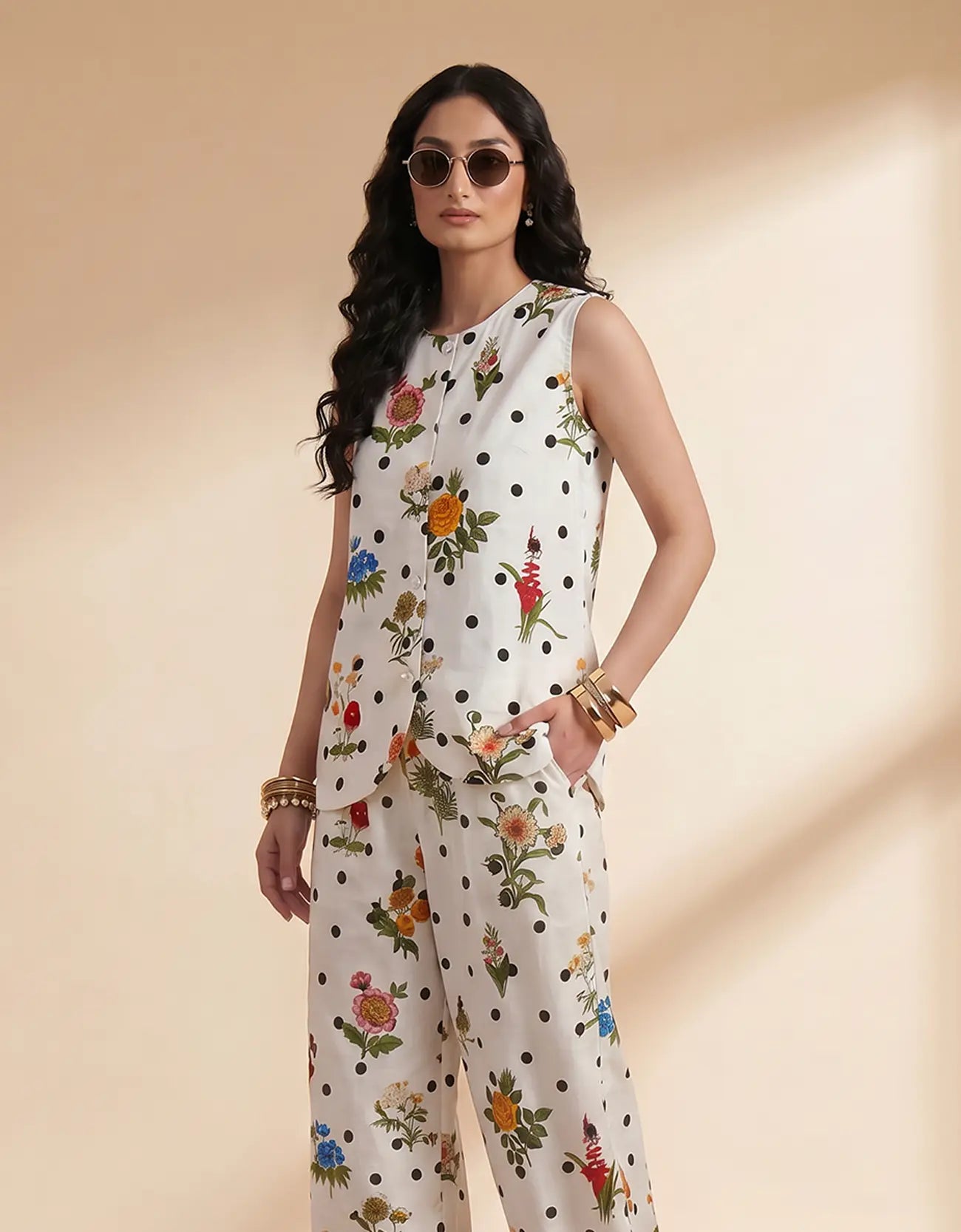 POLKA PETAL CO-ORD SET