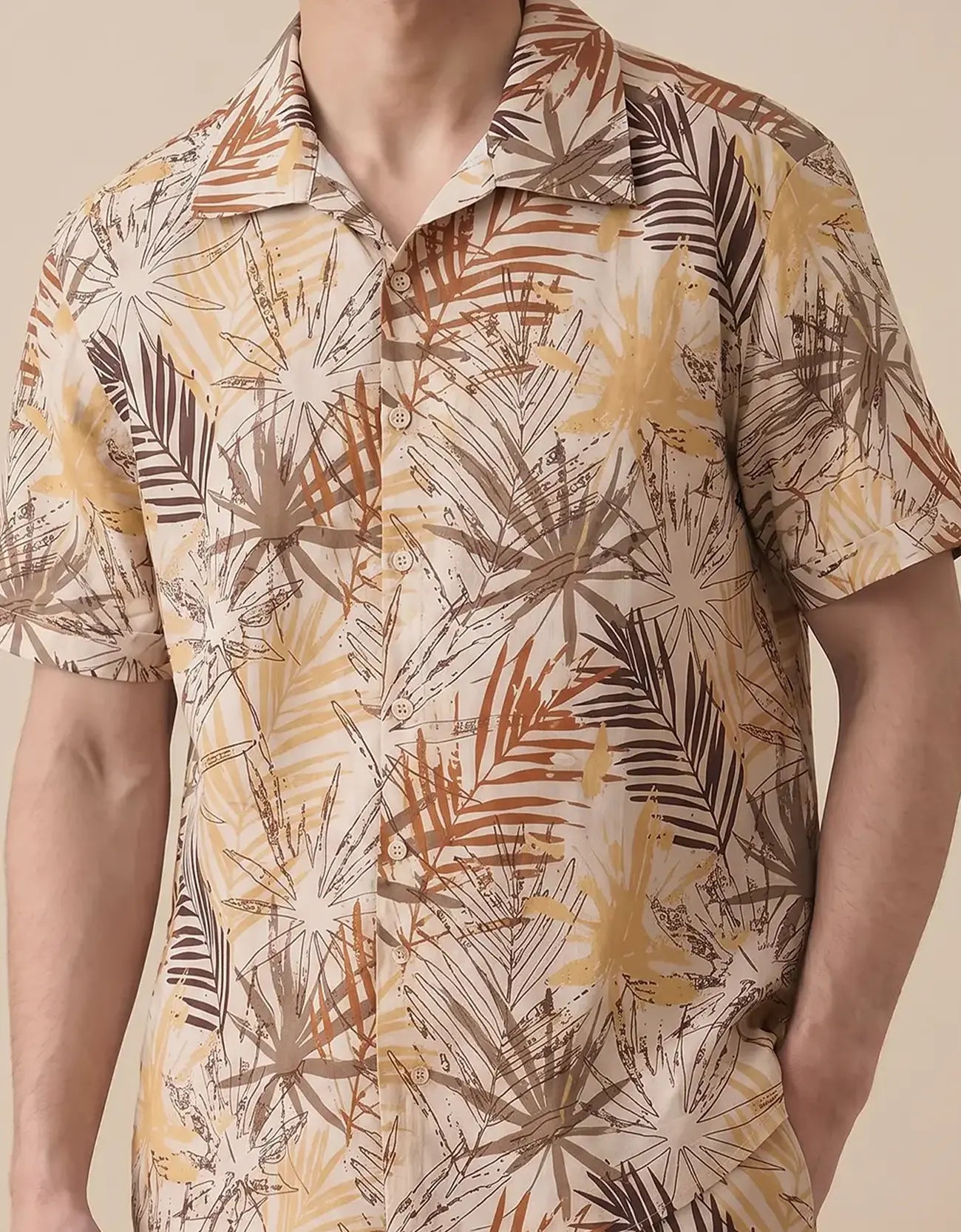 MEN’S PRINTED PREMIUM COTTON SHIRT